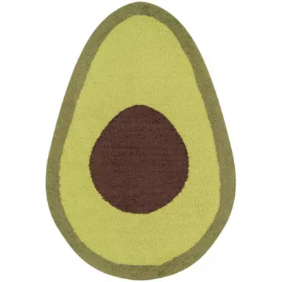 Novogratz Cucina Avocado Hooked Indoor Oval Accent Rug