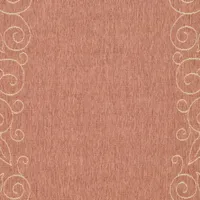 Safavieh Courtyard Collection Kiaran Floral Indoor/Outdoor Runner Rug