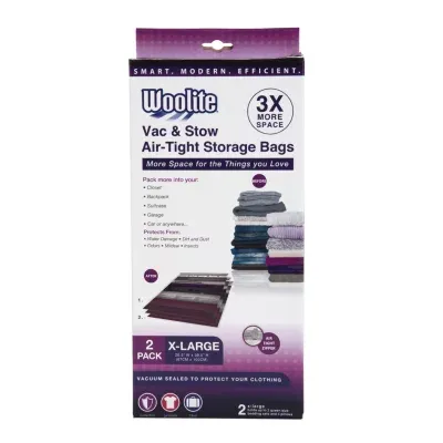 2 Piece XL Vacuum Storage Bags 26.5" X 39*.5