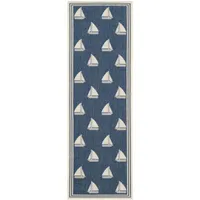 Safavieh Courtyard Collection Palden Geometric Indoor/Outdoor Runner Rug