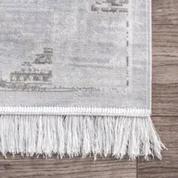 nuLoom Vintage Tribal Maida Fringe Area Rug