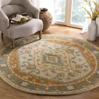 Safavieh Heritage Collection Faris Oriental Round Area Rug