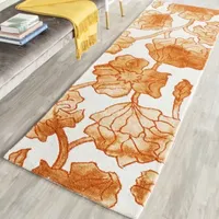 Safavieh Dip Dye Collection Erksine Floral Runner Rug