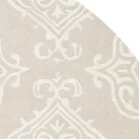 Safavieh Glamour Collection Aubrey Damask Round Area Rug