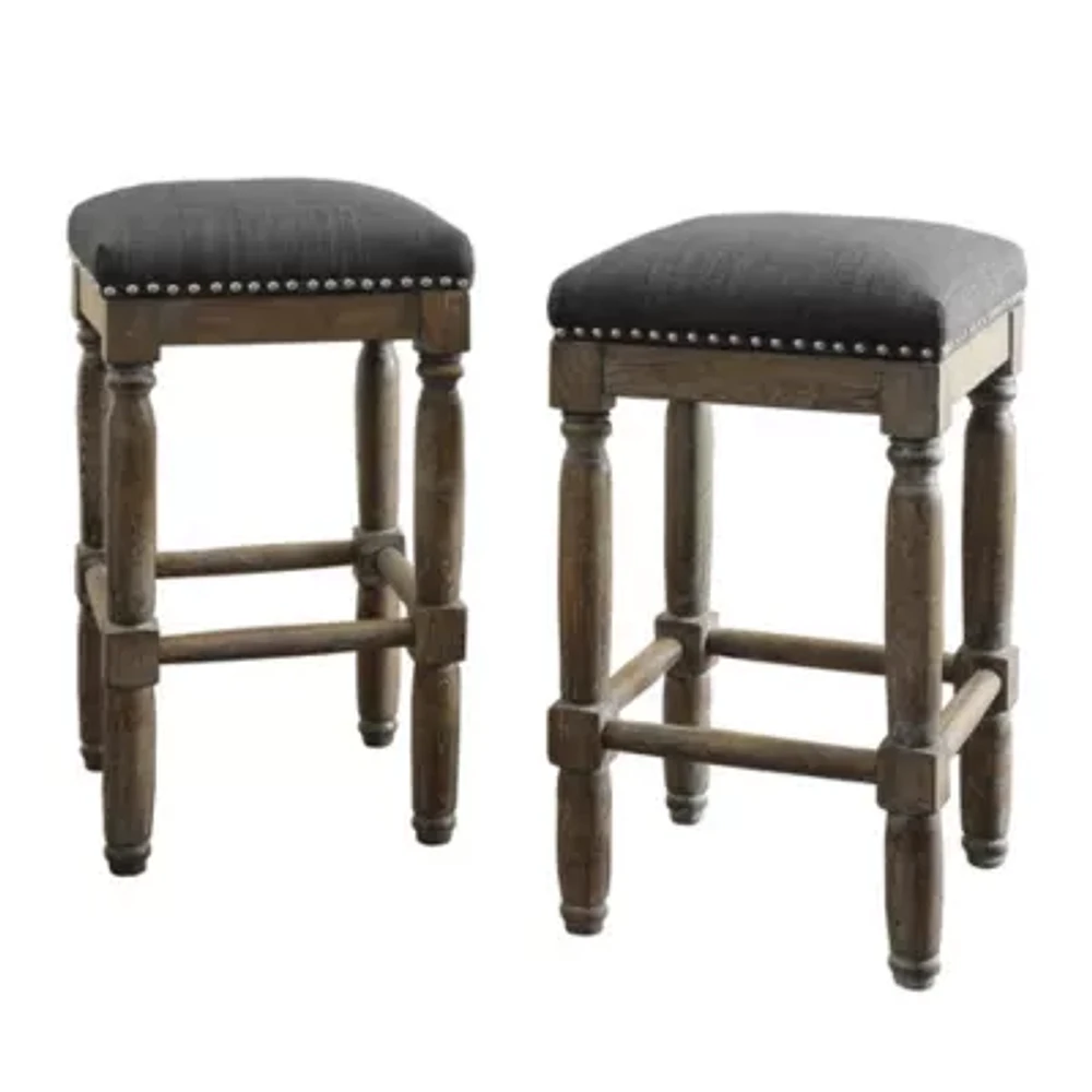 Madison Park Tiver Stool Set Of 2