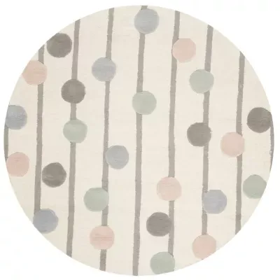 Safavieh Kids Collection Lawanda Geometric Round Area Rug