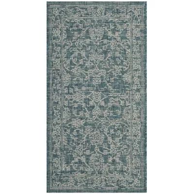 Safavieh Courtyard Collection Clarissa Oriental Indoor/Outdoor Area Rug