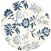 Safavieh Capri Collection Gervase Floral Round Area Rug