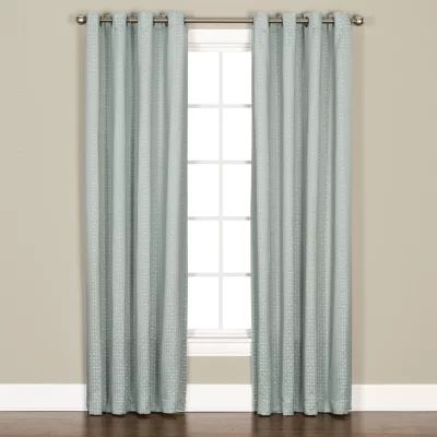 Sacai Light-Filtering Grommet Top Single Curtain Panel