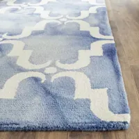 Safavieh Dip Dye Collection Wendell Geometric Square Area Rug