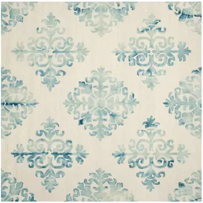 Safavieh Dip Dye Collection Durward Floral Square Area Rug