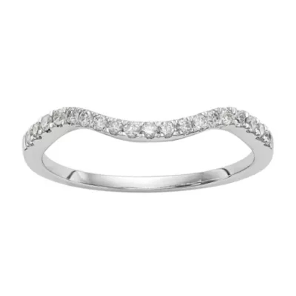 1/5 CT. Natural White Diamond 14K Gold Wedding Band