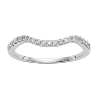 1/5 CT. Natural White Diamond 14K Gold Wedding Band