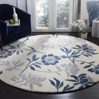 Safavieh Capri Collection Gervase Floral Round Area Rug