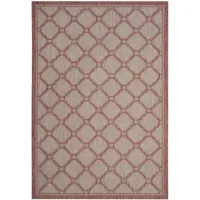 Safavieh Courtyard Collection Corrine Oriental Indoor/Outdoor Area Rug