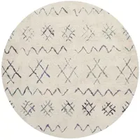 Safavieh Casablanca Collection Lula Geometric Round Area Rug