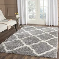 Safavieh Montreal Shag Collection Grover Geometric Square Area Rug