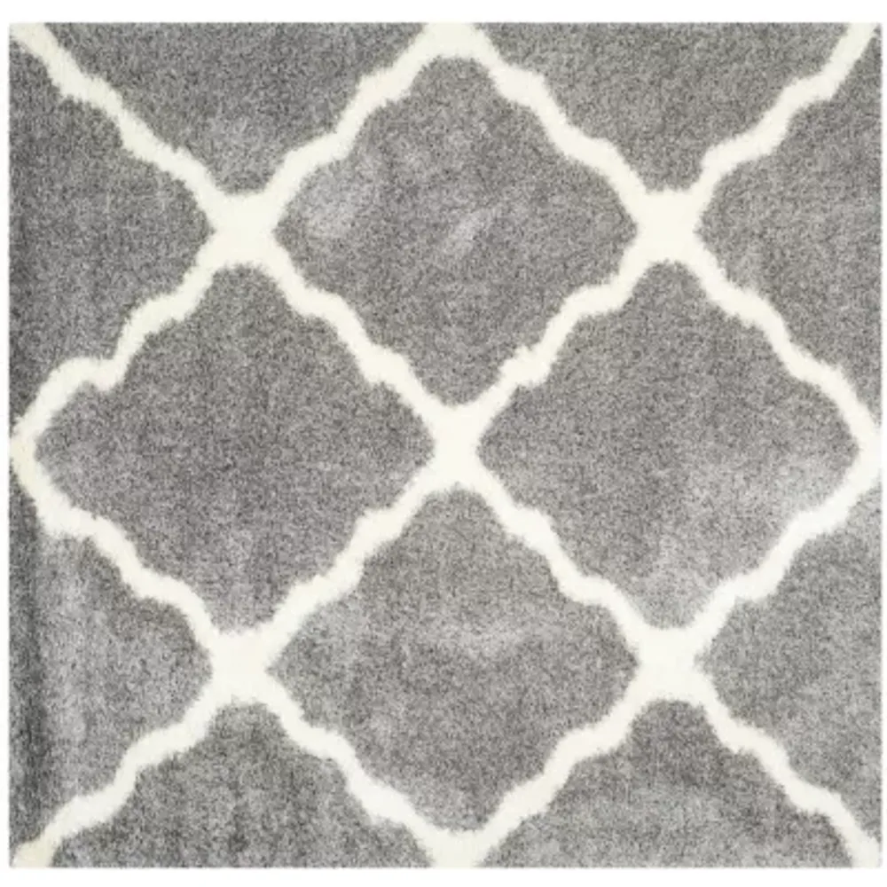 Safavieh Montreal Shag Collection Grover Geometric Square Area Rug