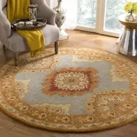 Safavieh Heritage Collection Lavone Oriental Round Area Rug