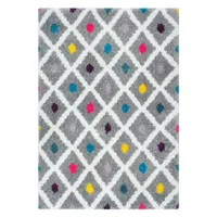 nuLoom Sharee Trellis Shaggy Area Rug