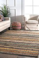 nuLoom Erasmo Stripes Cotton Rug