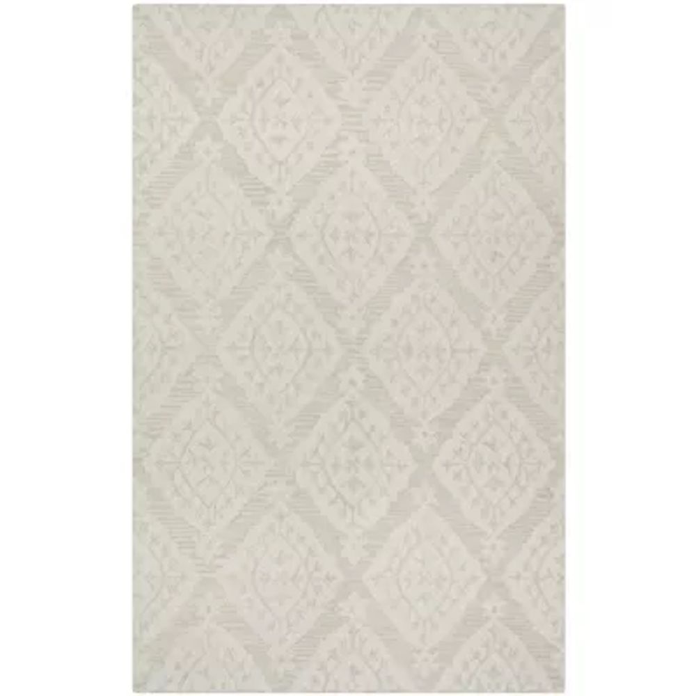 Safavieh Micro-Loop Collection Tracery Damask Area Rug