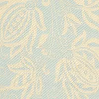 Safavieh Courtyard Collection Tarek Floral Indoor/Outdoor Area Rug