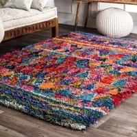 nuLoom Leisha Moroccan Shaggy Area Rug