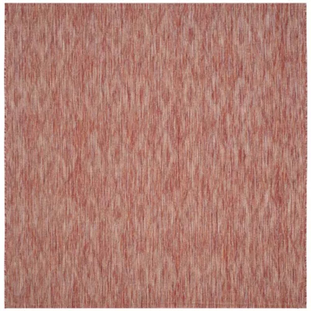 Safavieh Courtyard Collection Elisa Geometric Indoor/Outdoor Square Area Rug