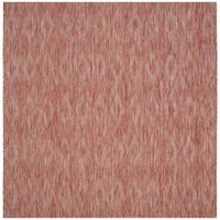 Safavieh Courtyard Collection Elisa Geometric Indoor/Outdoor Square Area Rug