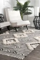 nuLoom Moroccan Textured Shaggy Wool Woven Area Rug