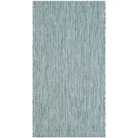 Safavieh Courtyard Collection Monroe Stripe Indoor/Outdoor Area Rug