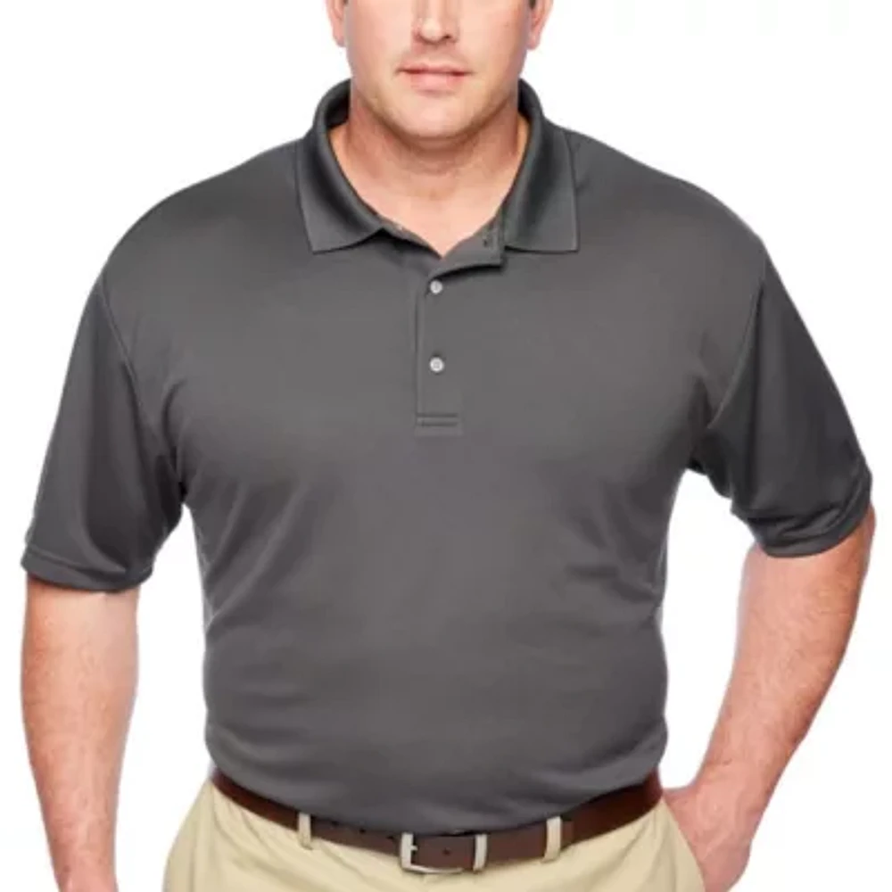 PGA TOUR® Short Sleeve Airflux Solid Polo- Big & Tall