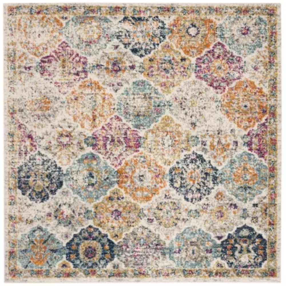 Safavieh Madison Collection Sally Geometric Square Area Rug