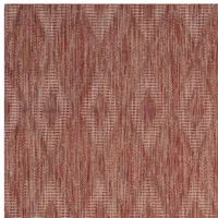 Safavieh Courtyard Collection Elisa Geometric Indoor/Outdoor Square Area Rug