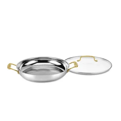 Cuisinart Stainless Steel 12" Frying Pan with Lid