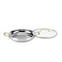 Cuisinart Stainless Steel 12" Frying Pan with Lid