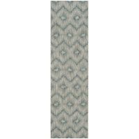 Safavieh Courtyard Collection Lexine Chevron Indoor/Outdoor Runner Rug