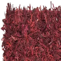 Safavieh Leather Shag Collection Akilah Solid Runner Rug