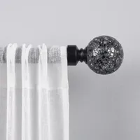 Exclusive Home Curtains Black Pearl Mosaic 1 Adjustable Curtain Rod