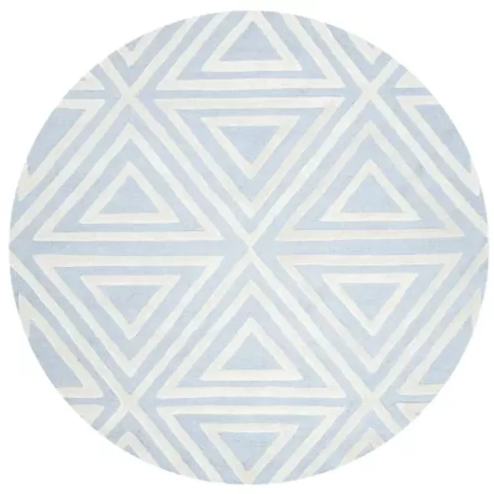 Safavieh Kids Collection Elijah Geometric Round Area Rug