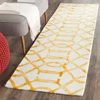 Safavieh Dip Dye Collection Diamond Geometric Runner Rug