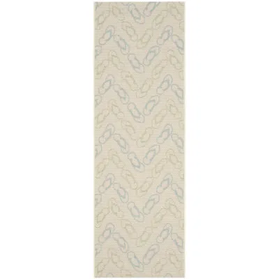 Safavieh Courtyard Collection Andreas Geometric Indoor/Outdoor Runner Rug