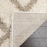 Safavieh Dallas Shag Collection Cara Geometric Square Area Rug
