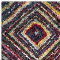 Safavieh Bloom Geometric Shag Rectangular Rugs