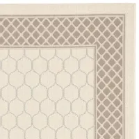 Safavieh Courtyard Collection Amilia Geometric Indoor/Outdoor Area Rug