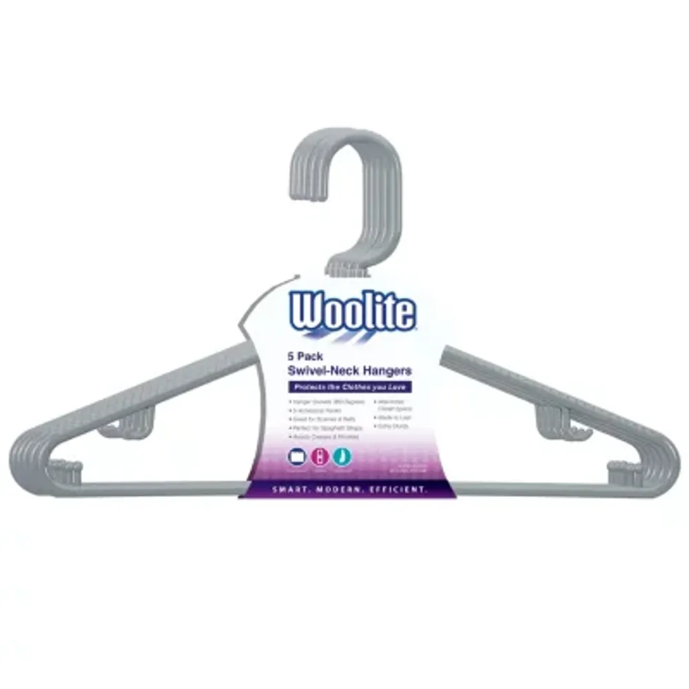 5-Pack Swivel Hanger With Accessory Hook