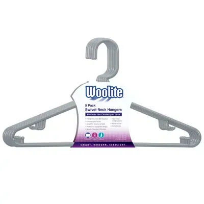 5-Pack Swivel Hanger With Accessory Hook