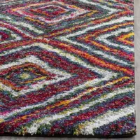 Safavieh Bloom Geometric Shag Rectangular Rugs