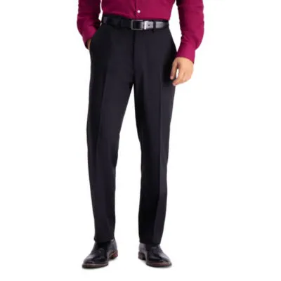 Haggar®Mens Travel Performance Heather Twill Tailored Suit Separate Pant